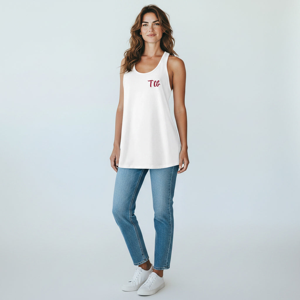 TCG My Man - Women’s Racerback Tank Top