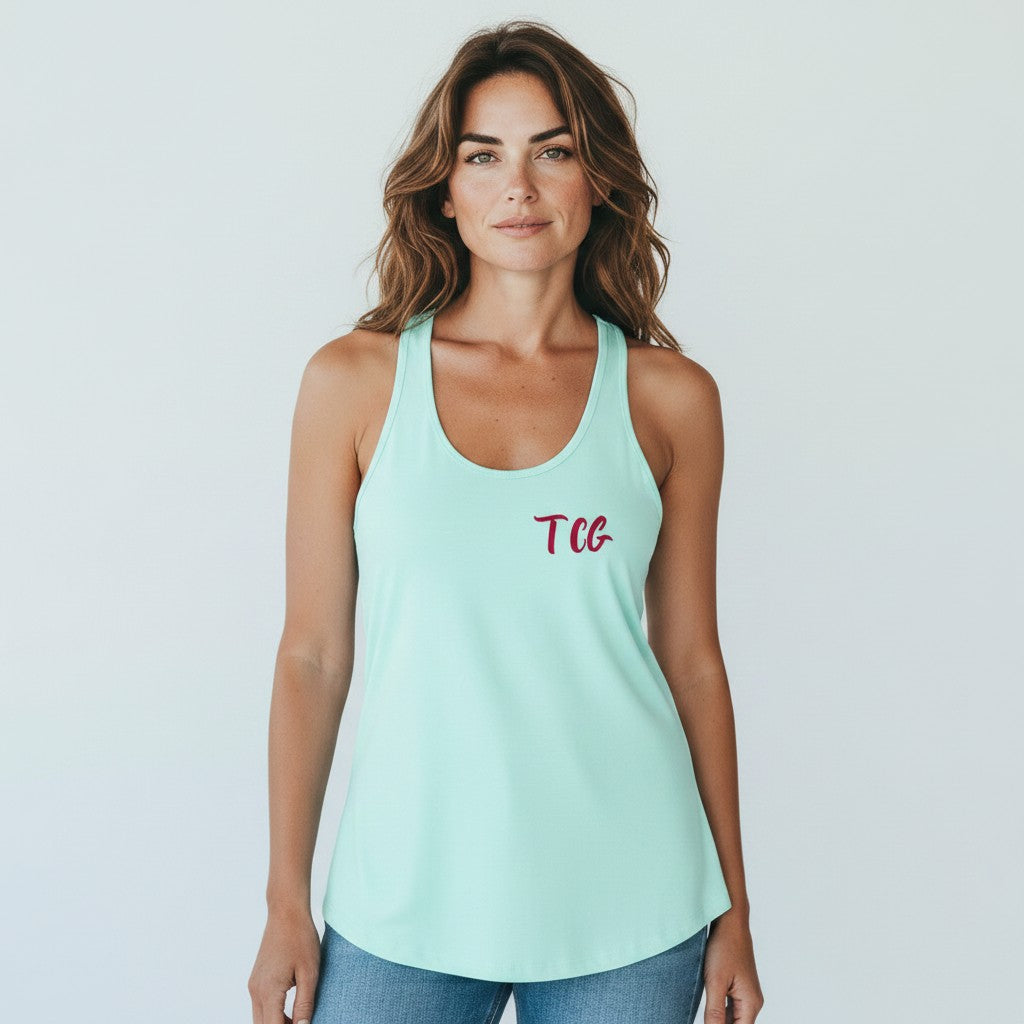 TCG My Man - Women’s Racerback Tank Top