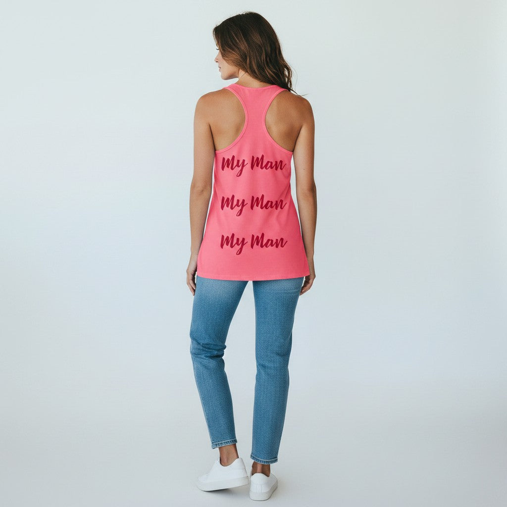 TCG My Man - Women’s Racerback Tank Top